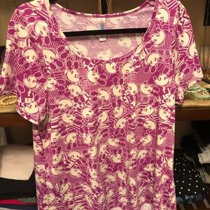 Lularoe large Disney classic tee